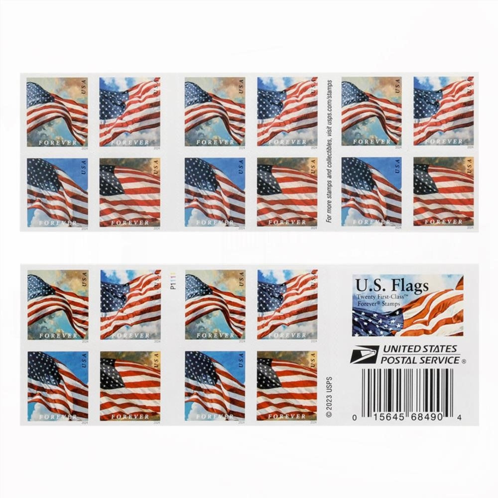 2024 U.S. Flags Forever Stamps Booklets